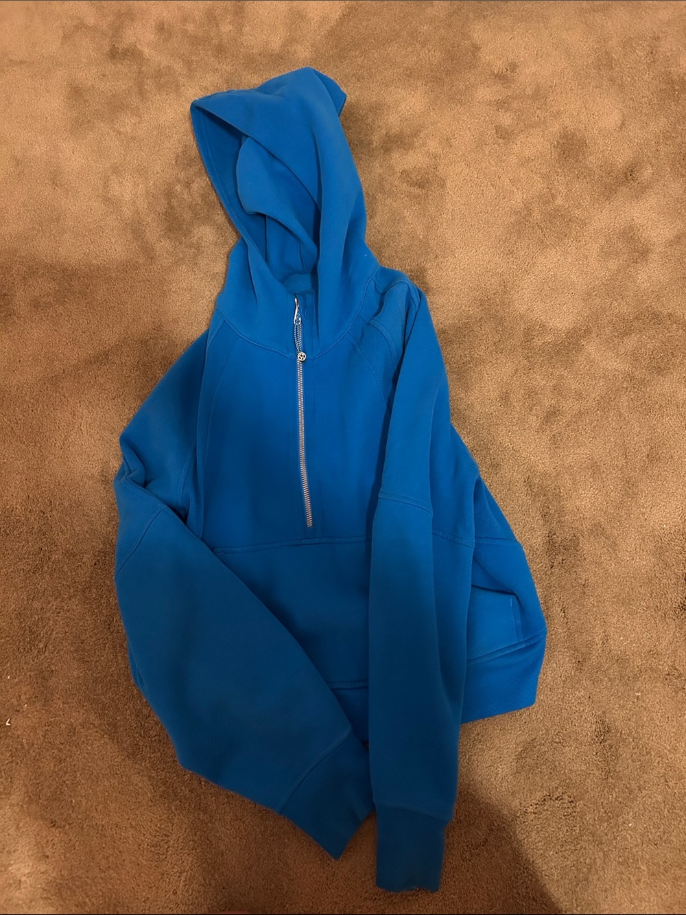 lululemon athletica Blue Half-Zip Hoodie